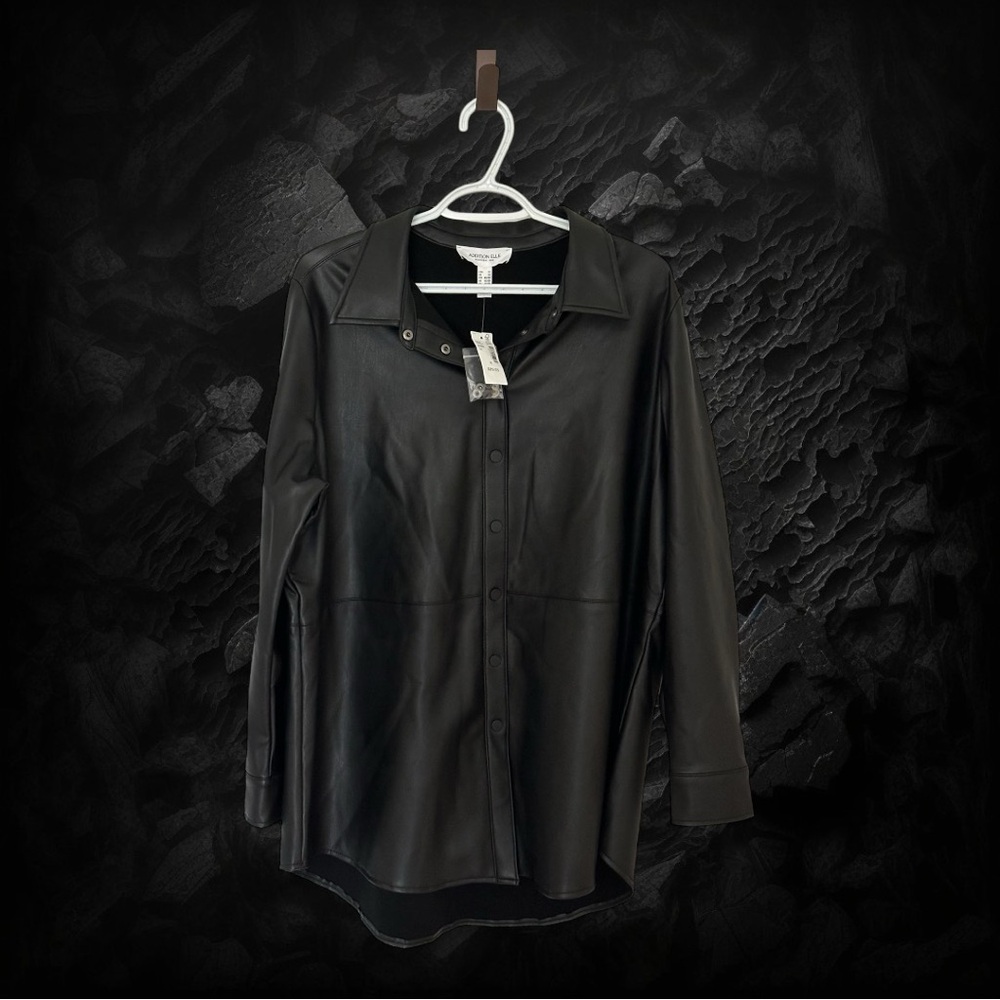 Addition Elle - Leather Jacket - 1X or 16/18